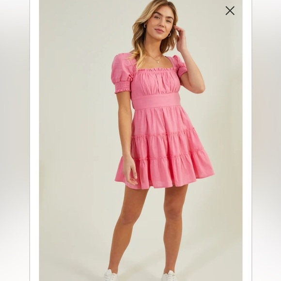 Altar'd State Dresses & Skirts - New with tags altar’d state Josephine puff sleeve dress